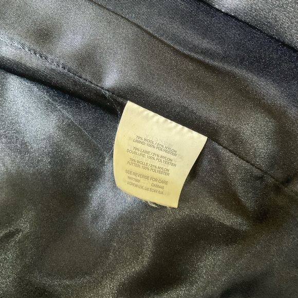 J Crew Petite Stadium Cloth By Nello Gori Women’s Wool Blend Pea Coat Size 0P - Picture 5 of 9